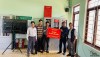 Bàn giao tủ sách cộng đồng cho các xã vùng đồng bào dân tộc thiểu số ở huyện Hoài Ân